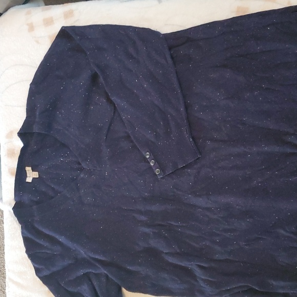 Talbots 2x sweater with confetti pattern and button detail at the sleeve - Picture 1 of 3